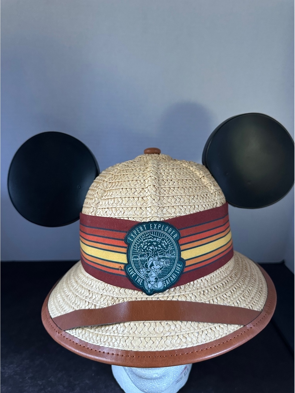 Disney Animal Kingdom Mickey Safari Hat Expert Explorer Ears One Size